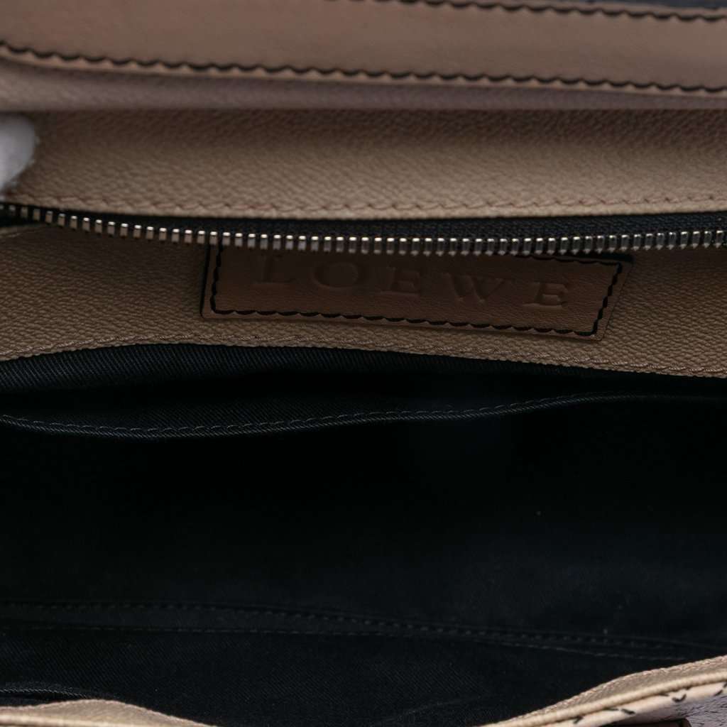 Loewe Anagram Coated Canvas Kite Satchel Brown Very good condition - Model View