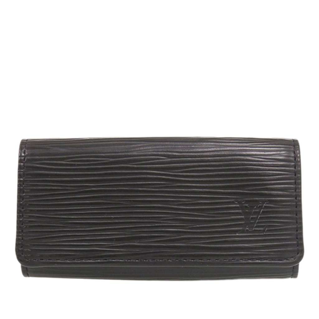 Louis Vuitton Epi Multicles 4 Key Holder Black Leather Very good condition - Front View