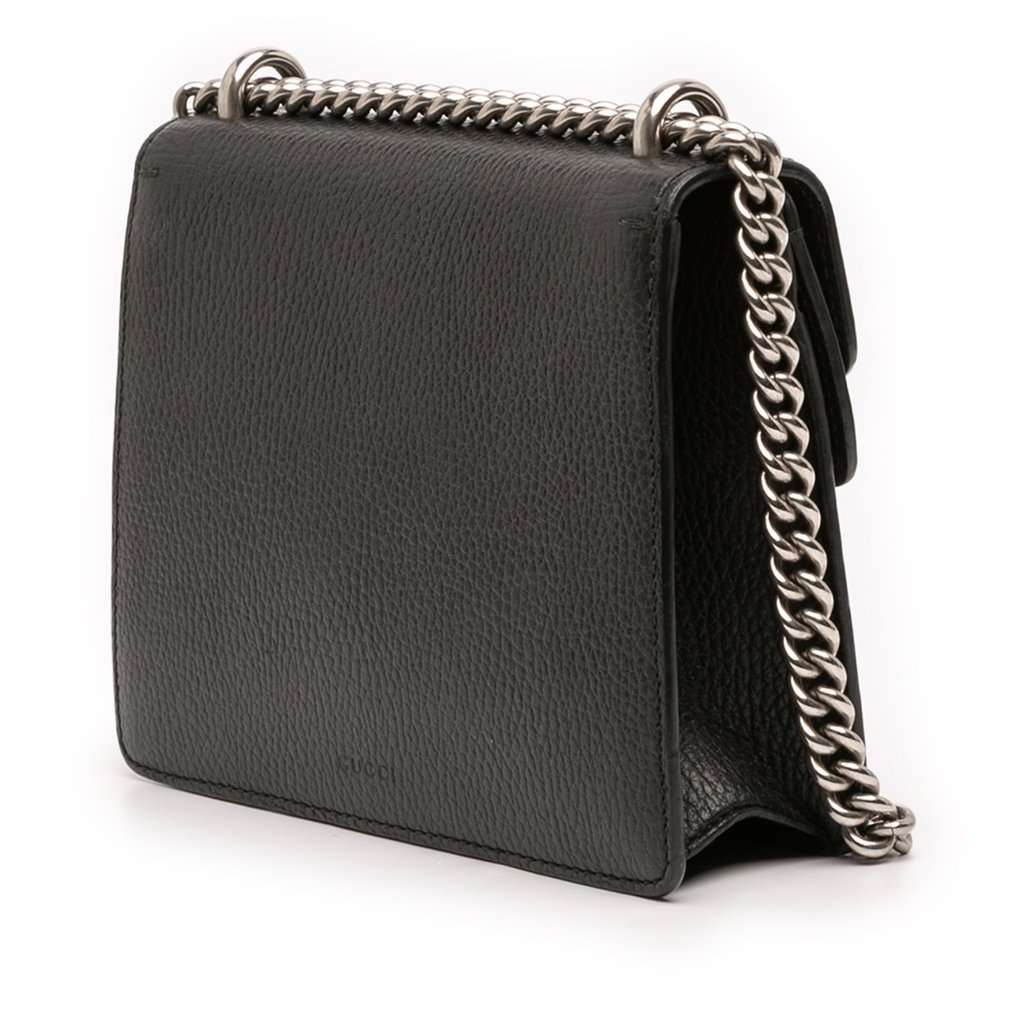 Gucci Small Leather Dionysus  Crossbody Black Leather Very good condition - Back View