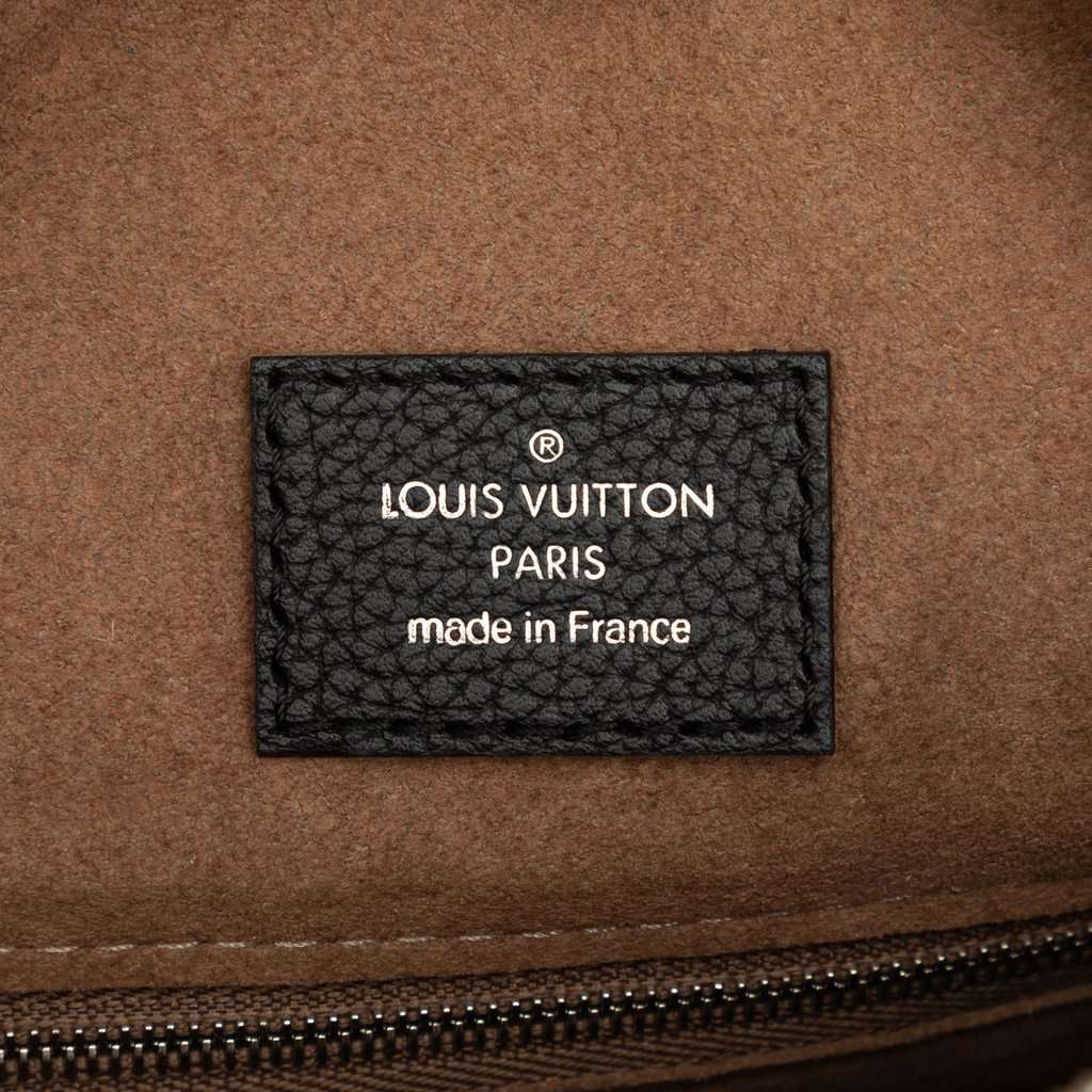 Louis Vuitton Monogram Mahina Babylone Chain BB Black Leather Very good - Box View