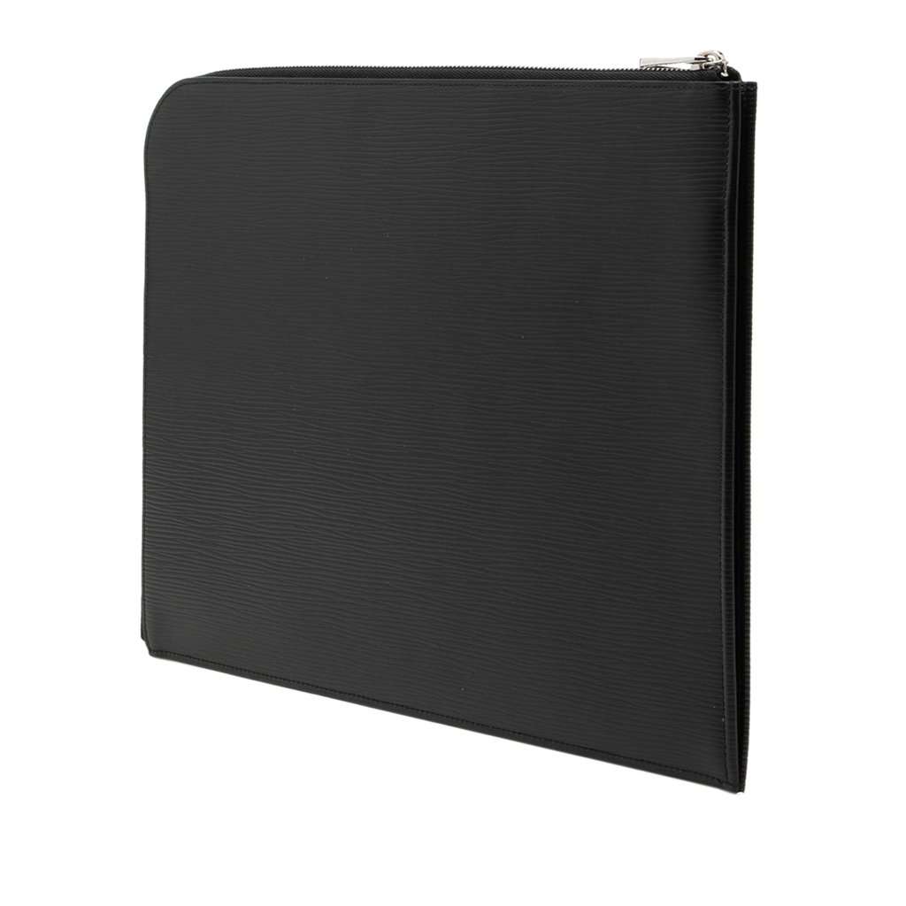 Louis Vuitton Epi Pochette Jour GM Black Leather Very good condition - Back View