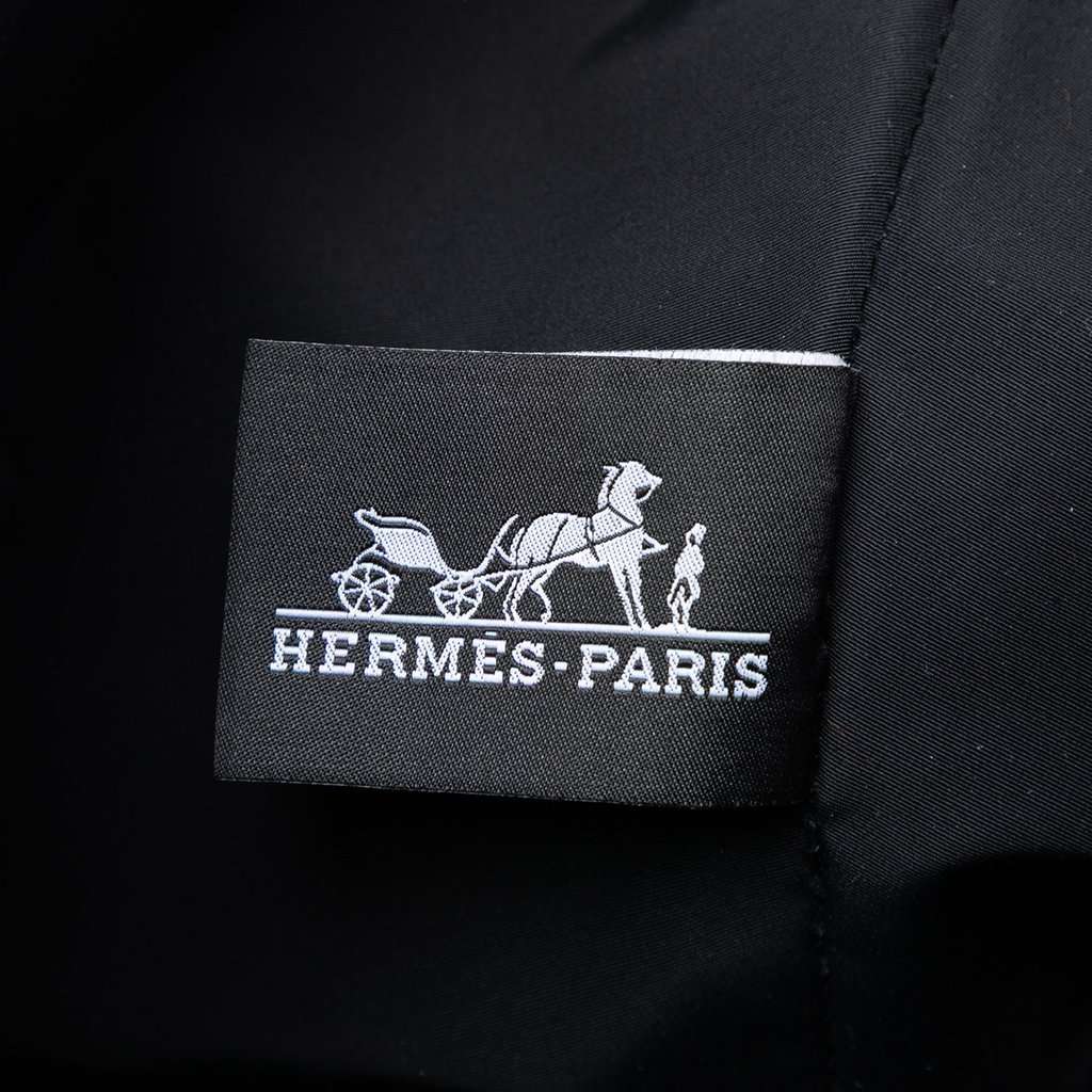 Hermès Mini Toile Palmyre Pouch Orange Very good condition - Box View