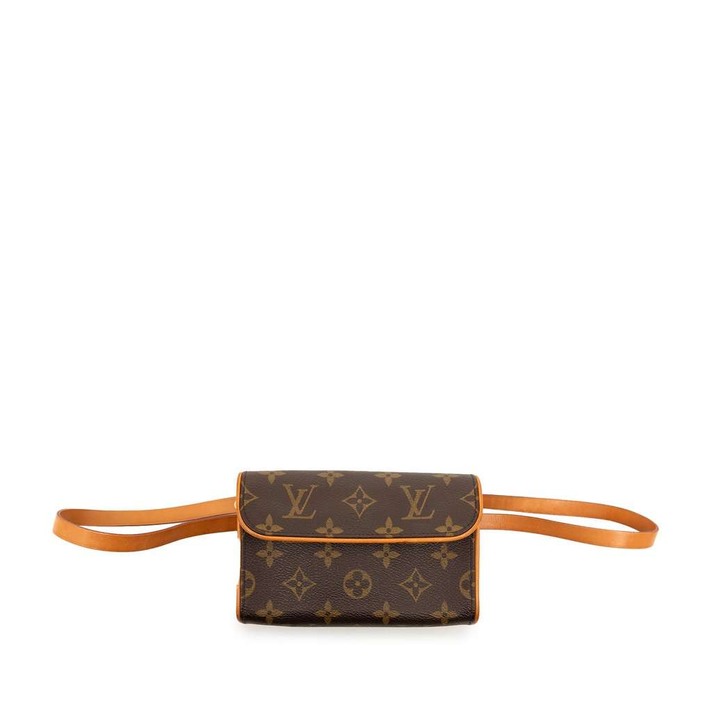 Louis Vuitton Monogram Pochette Florentine Brown Very good condition - Front View