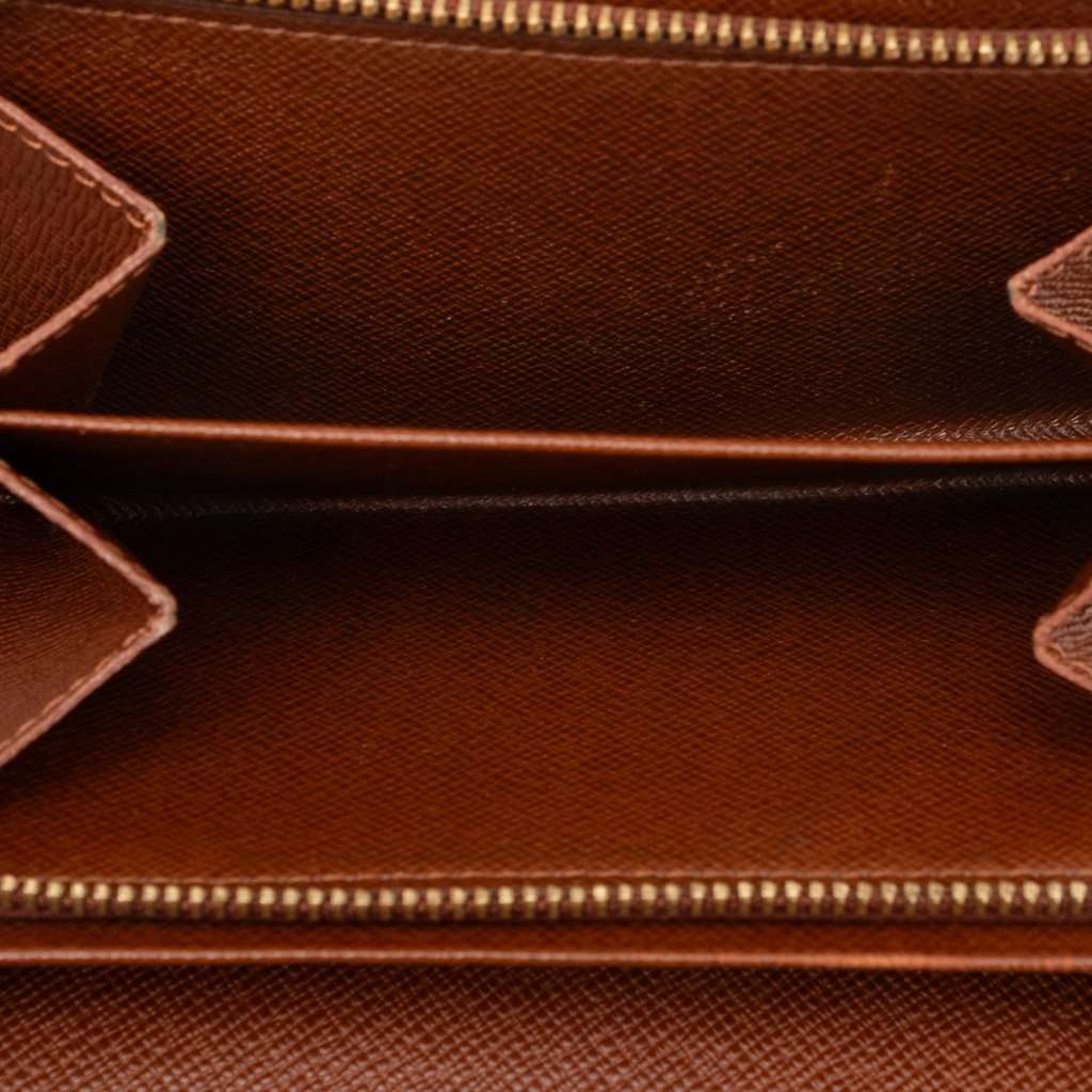 Louis Vuitton Monogram Porte Monnaie Tresor Wallet Brown Very good condition - Box View
