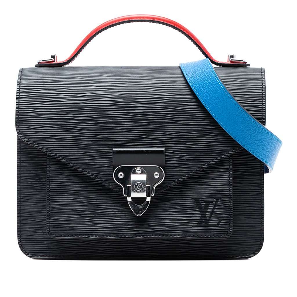 Louis Vuitton Epi Neo Monceau Black Leather Very good - Front View