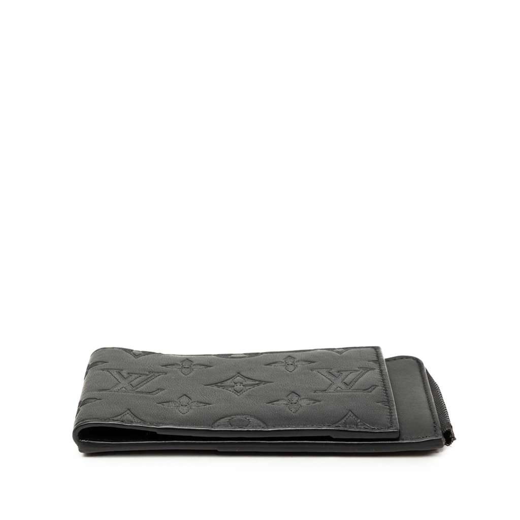 Louis Vuitton Monogram Shadow Hybrid Wallet Black Leather Very good - Inside View
