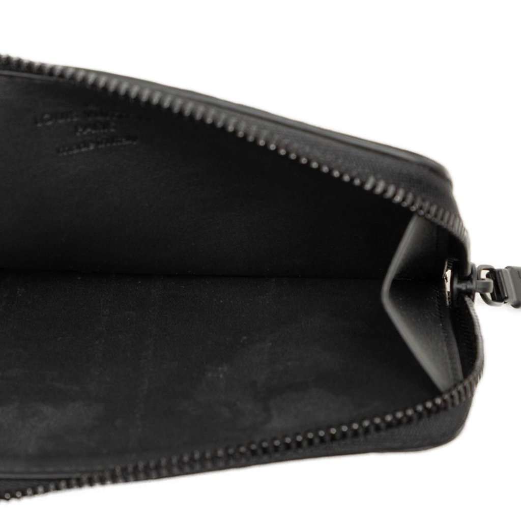 Louis Vuitton Monogram Shadow Hybrid Wallet Black Leather Very good - Box View