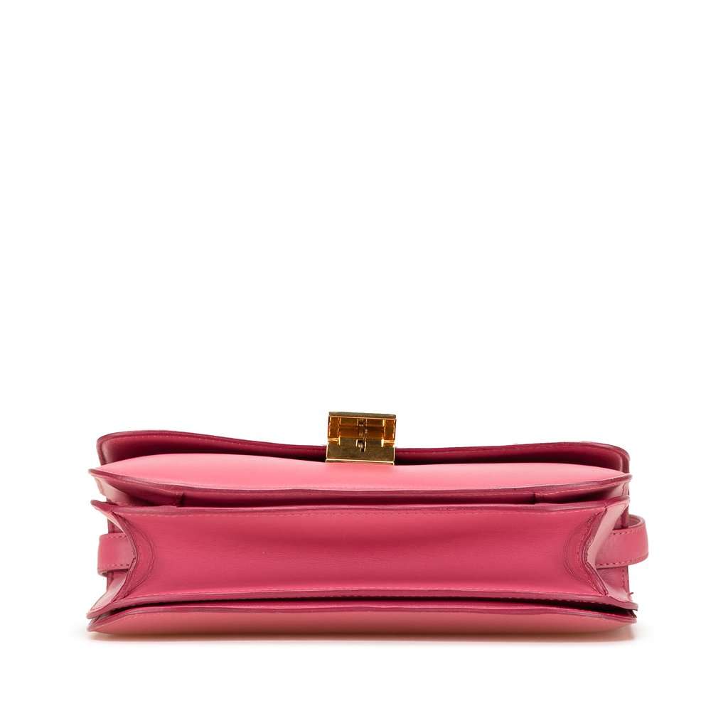 Celine Medium Calfskin Classic Box Pink Leather Very good condition - Inside View