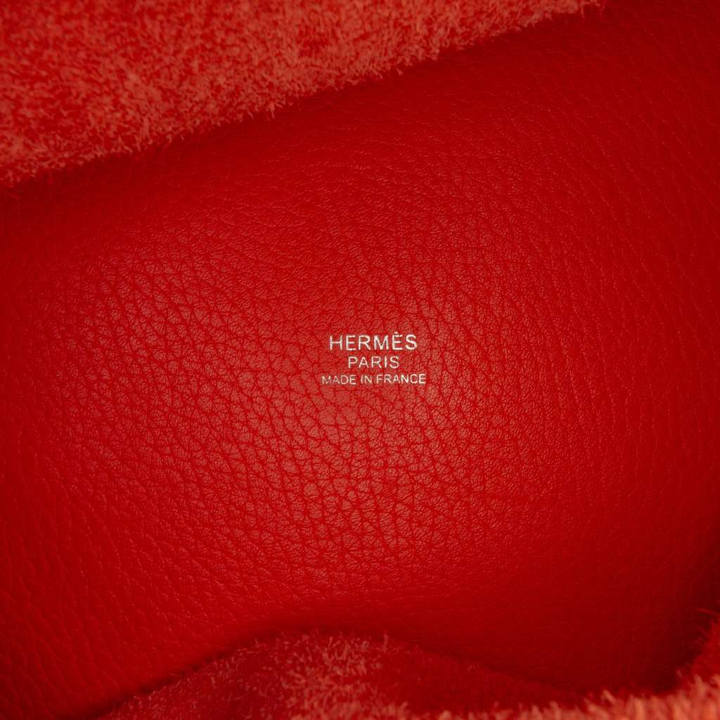 Hermès Clemence Picotin Lock 26 Orange Leather Very good condition - Box View