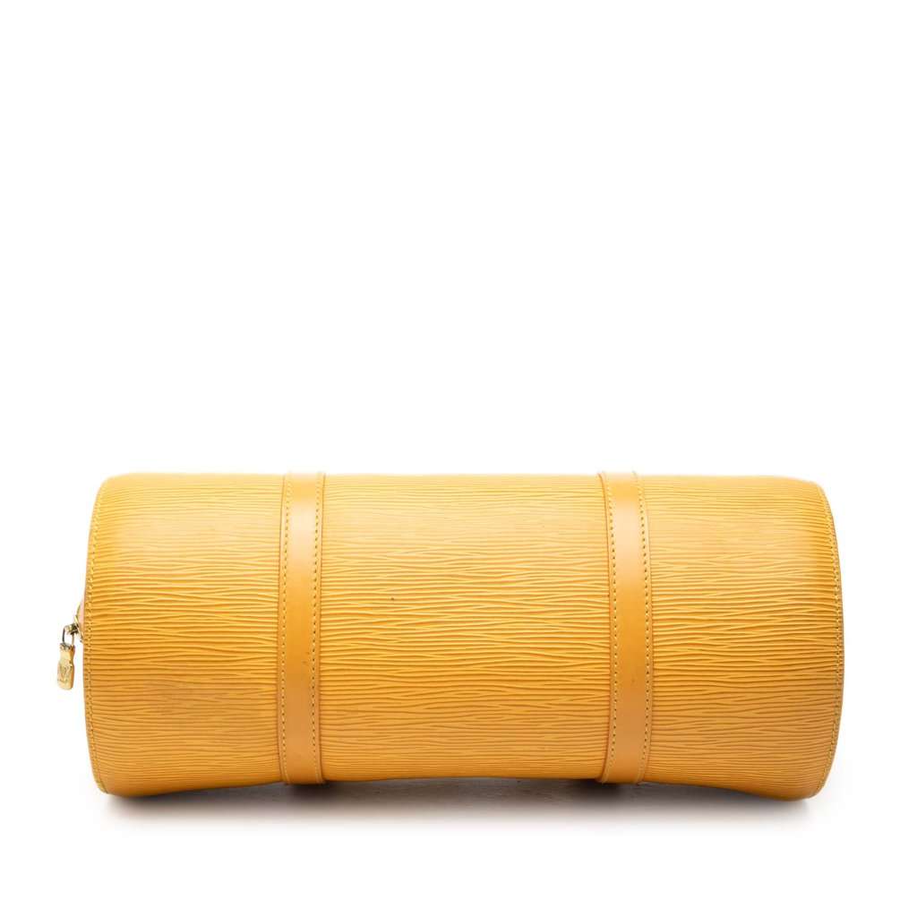 Louis Vuitton Epi Soufflot Yellow Leather Good condition - Inside View