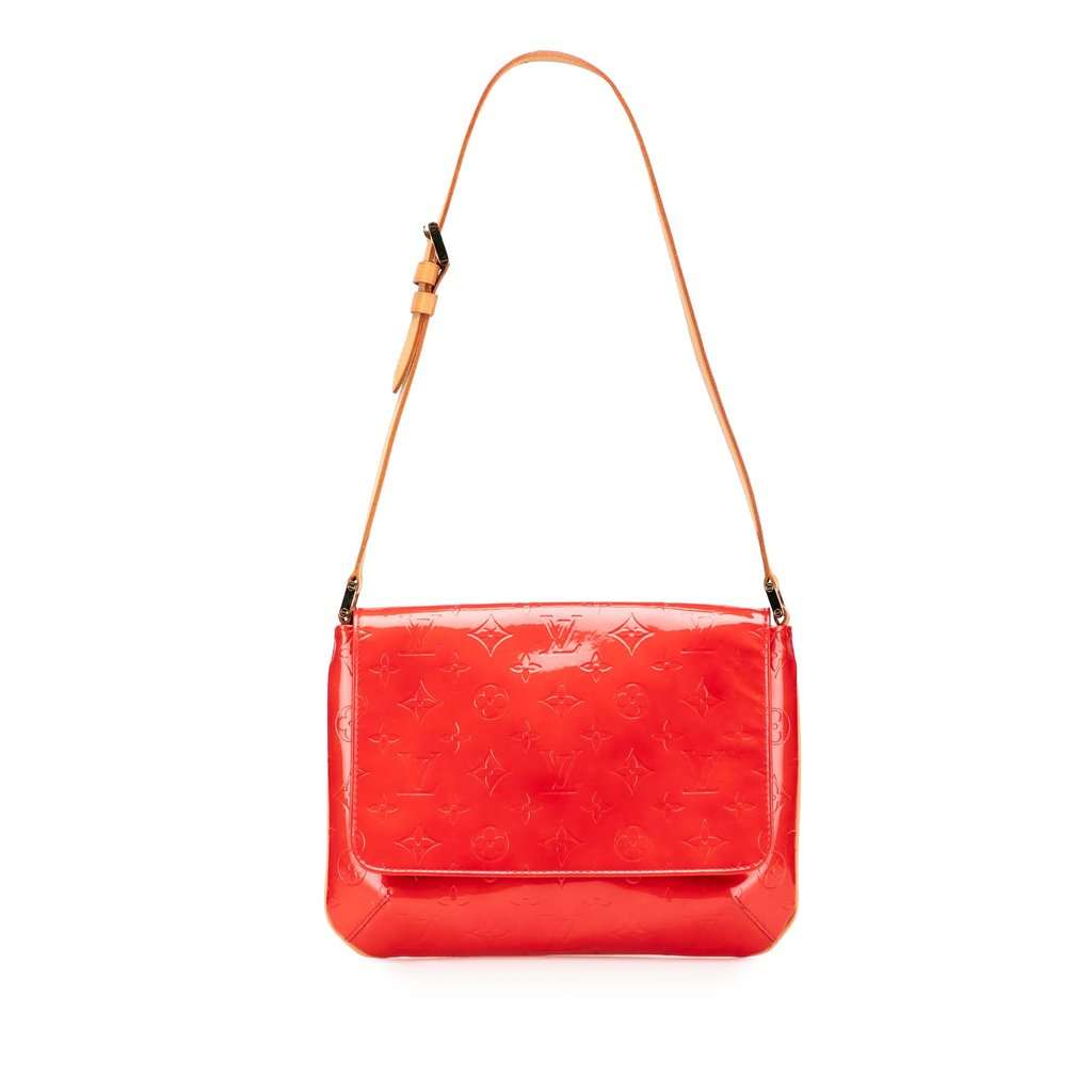 Louis Vuitton Monogram Vernis Thompson Street Red Leather Very good condition - Front View