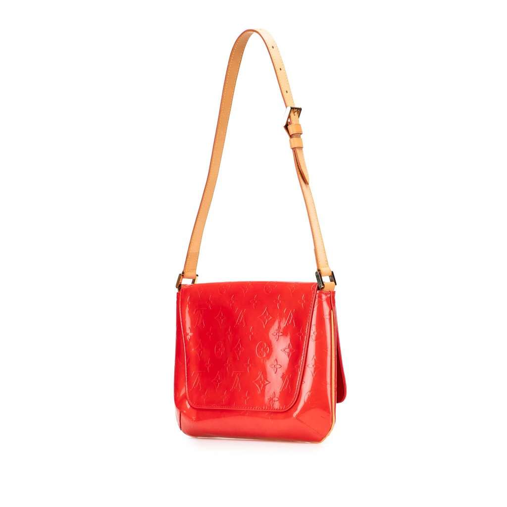 Louis Vuitton Monogram Vernis Thompson Street Red Leather Very good condition - Back View