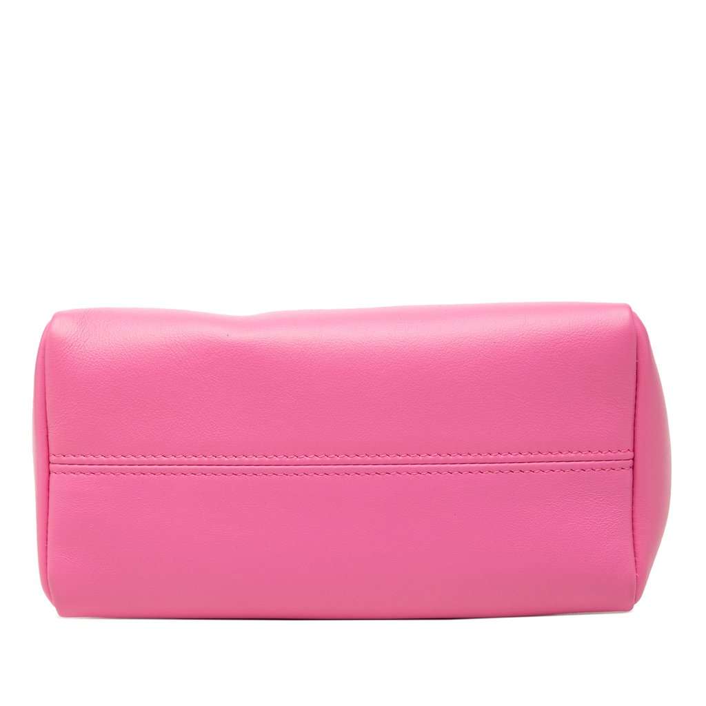 Bvlgari Leather Serpentine Pouch Crossbody Pink Leather Very good condition - Inside View