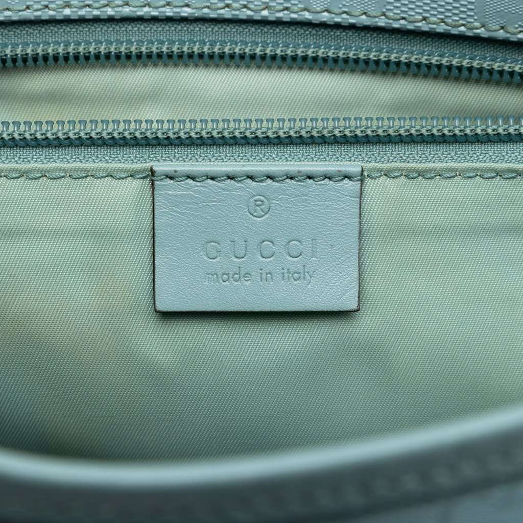 Gucci GG Imprime Crossbody Blue Very good condition - Box View