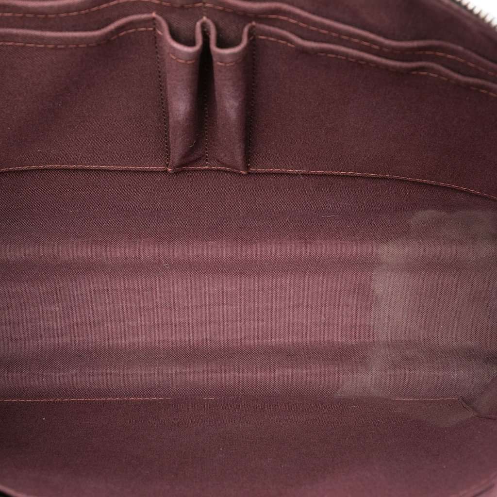 Louis Vuitton Monogram Macassar Porte Documents Jour Brown Very good condition - Model View