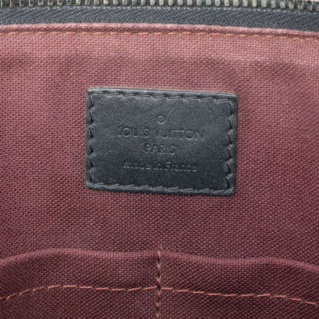 Louis Vuitton Monogram Macassar Porte Documents Jour Brown Very good condition - Box View