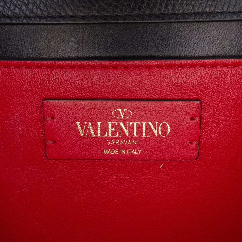 Valentino Small Grained Calfskin VSling Crossbody Black Leather Very good - Box View