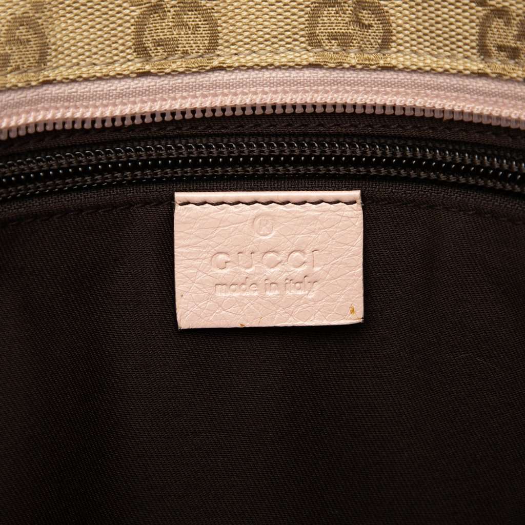 Gucci GG Canvas Web Tote Beige Very good - Box View