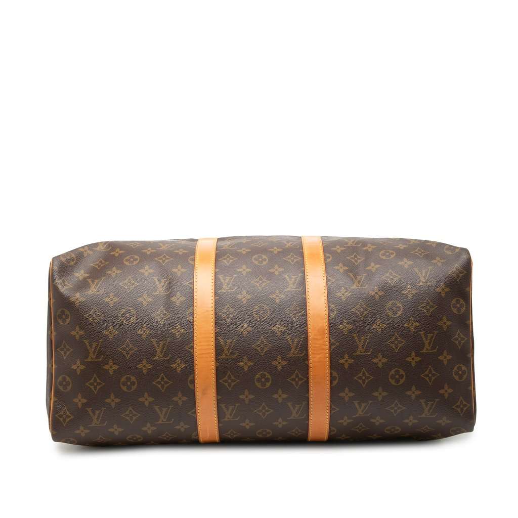 Louis Vuitton Monogram Keepall 50 Brown Good - Inside View