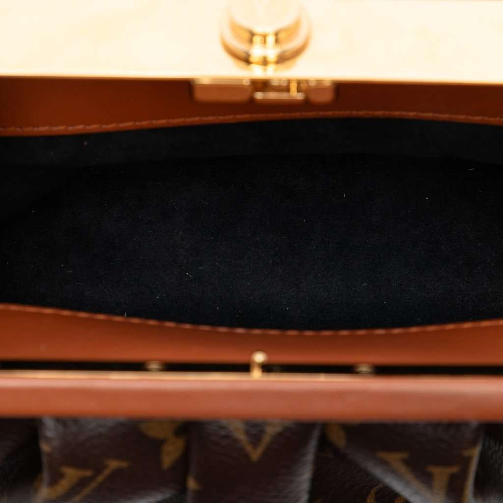 Louis Vuitton Monogram Reverse Boursicot EW Brown Very good condition - Model View