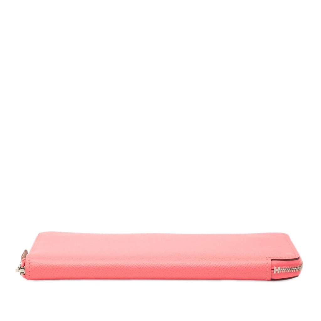 Hermès Epsom Silk'In Classique Long Wallet Pink Leather Very good condition - Inside View
