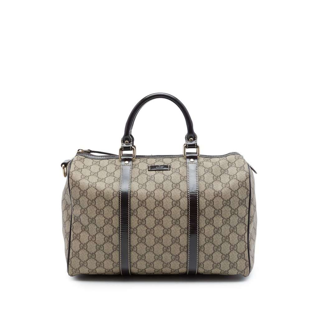 Gucci Medium GG Supreme Joy Boston Bag Beige Very good - Front View