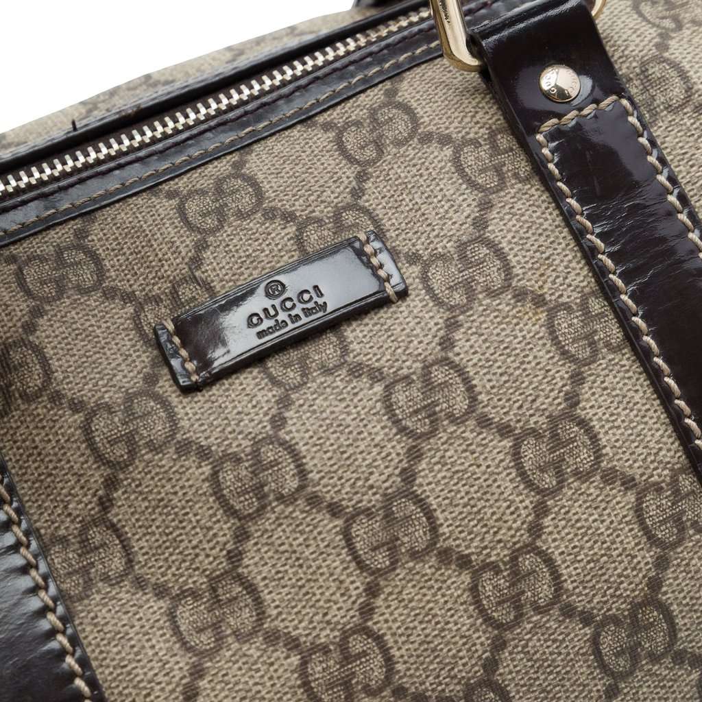 Gucci Medium GG Supreme Joy Boston Bag Beige Very good - Box View