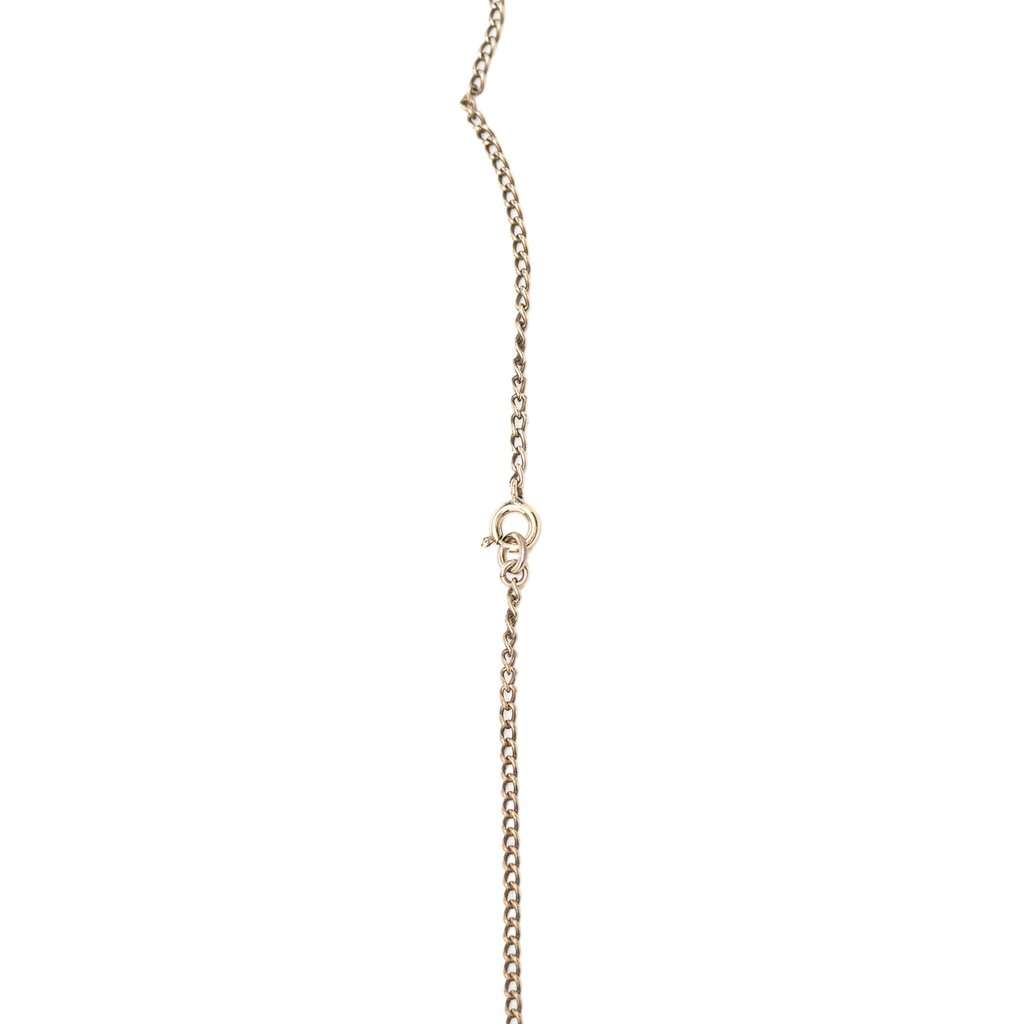 Chanel CC Gold Plated Enamel Coco Star Pendant Necklace Gold Metal Very good condition - Model View