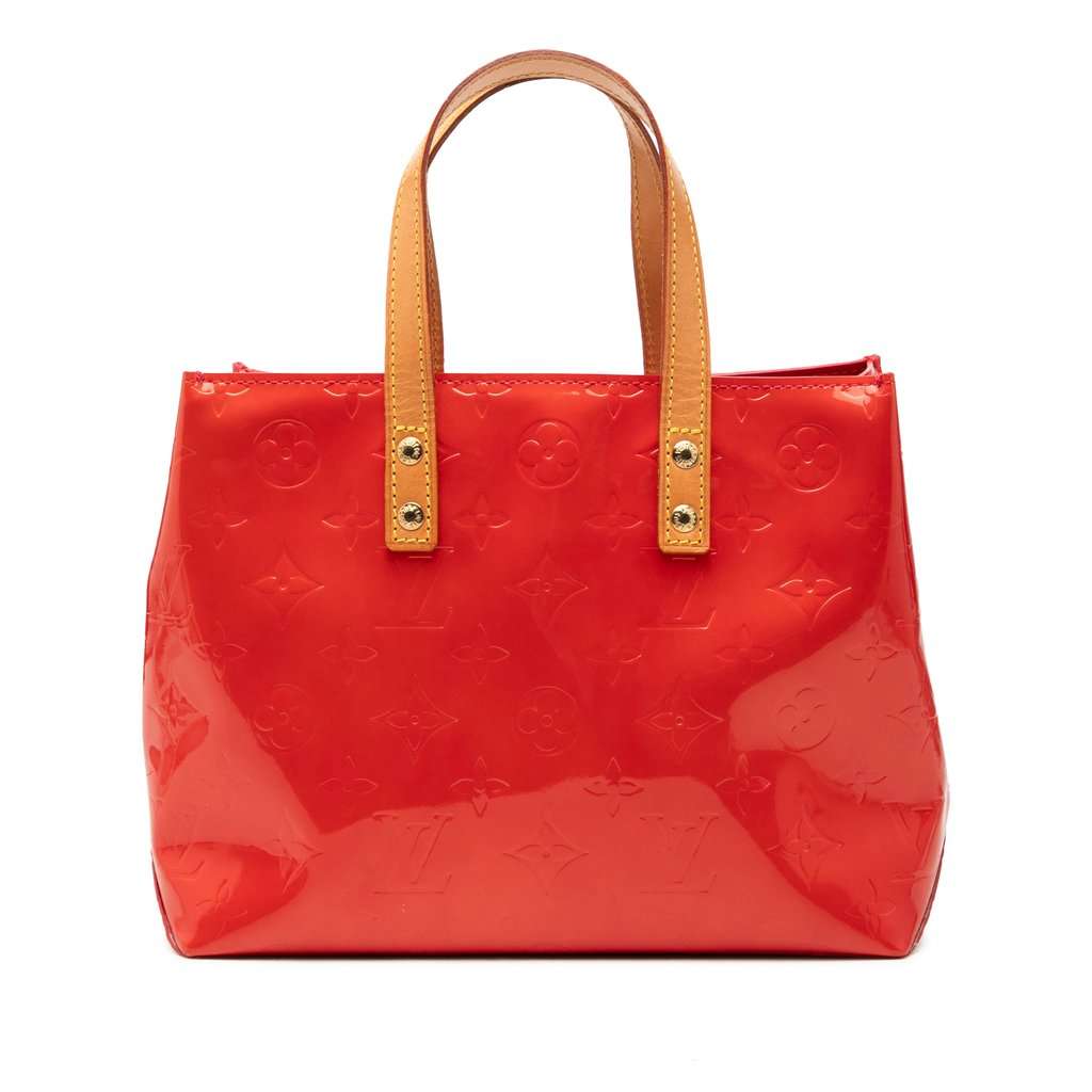 Louis Vuitton Monogram Vernis Reade PM Red Leather Very good - Front View