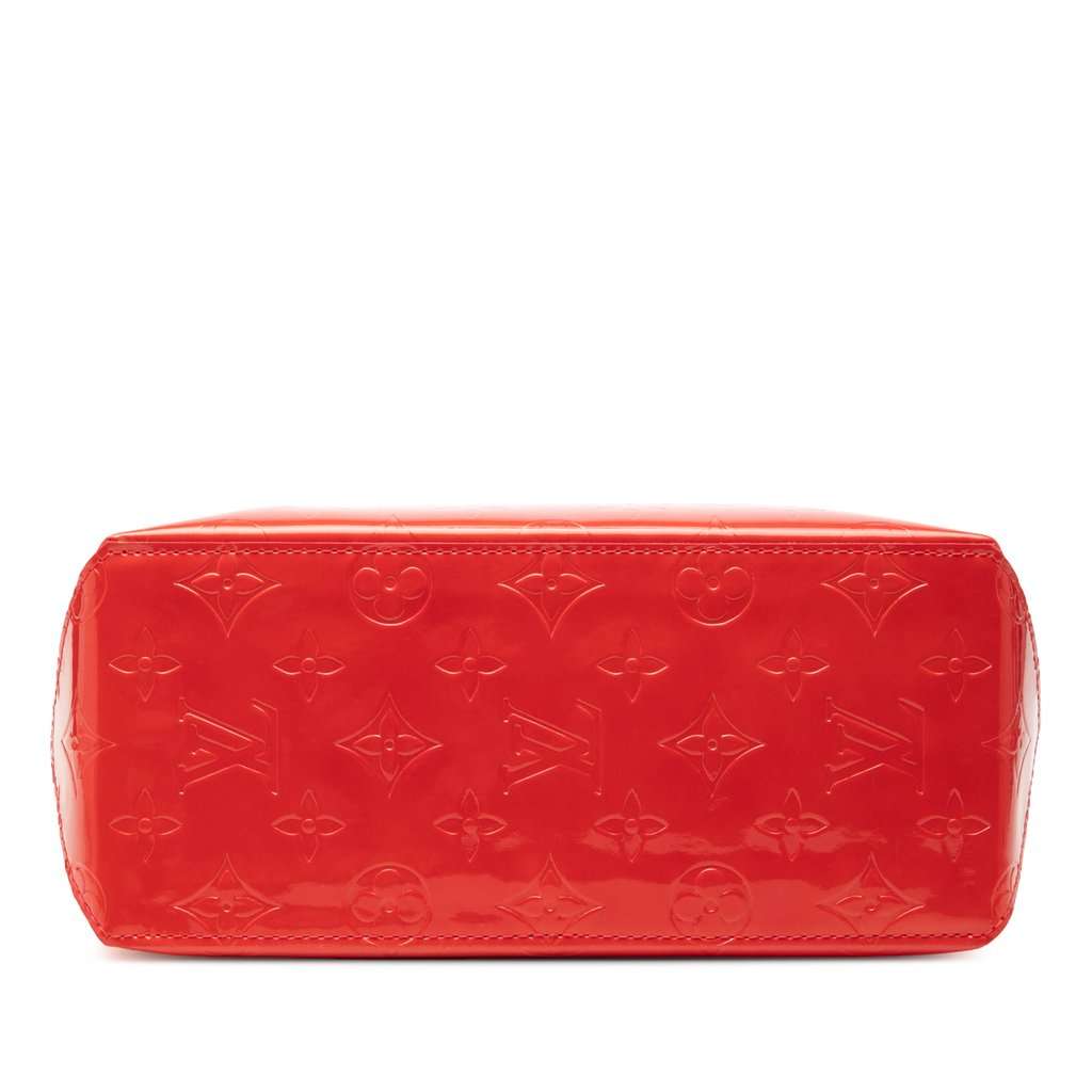 Louis Vuitton Monogram Vernis Reade PM Red Leather Very good - Inside View