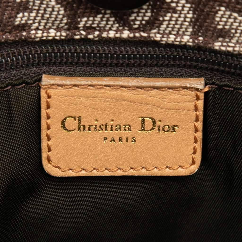 Dior Diorissimo Trotter Canvas Tote Brown Very good - Box View
