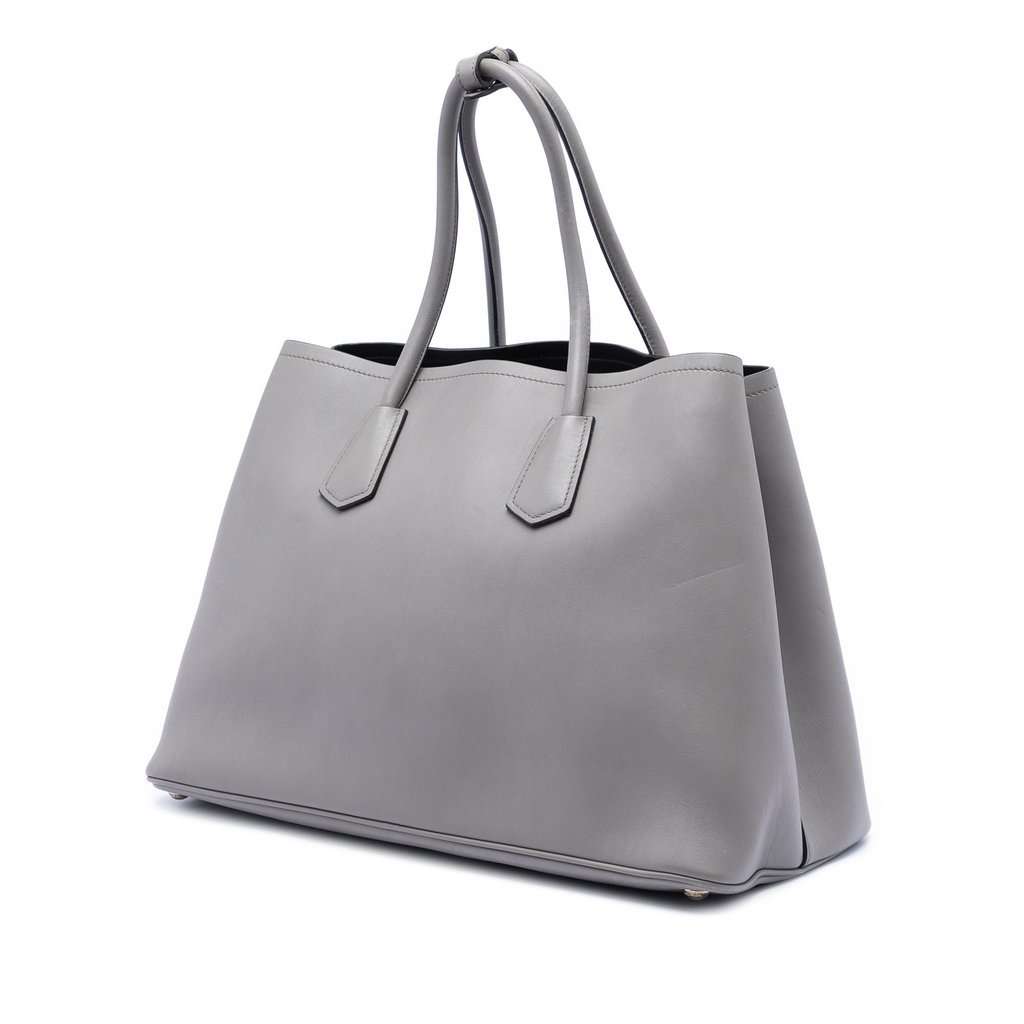 Prada Large City Calf Double Satchel Other Leather Very good condition - Back View