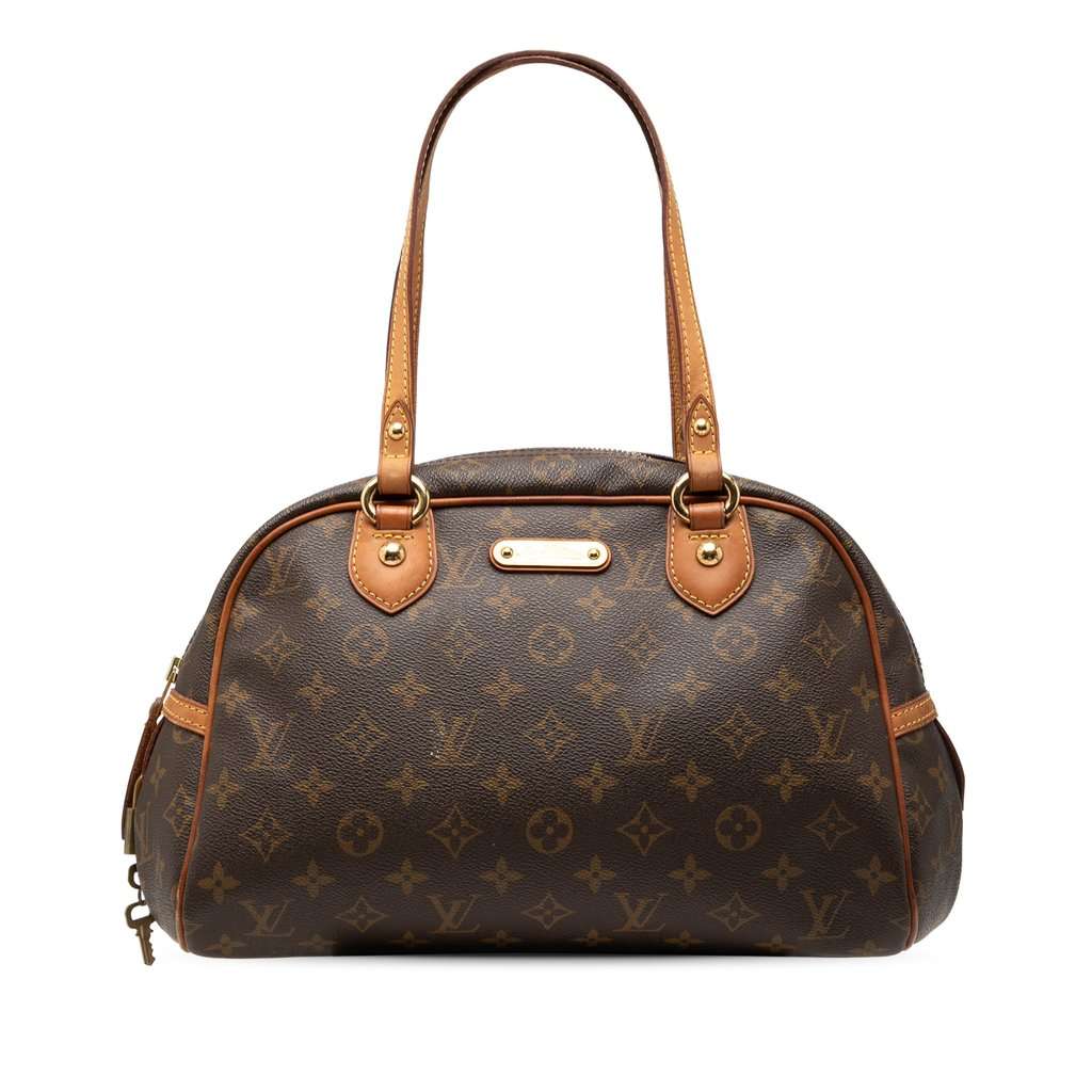 Louis Vuitton Monogram Montorgueil PM Brown Good condition - Front View