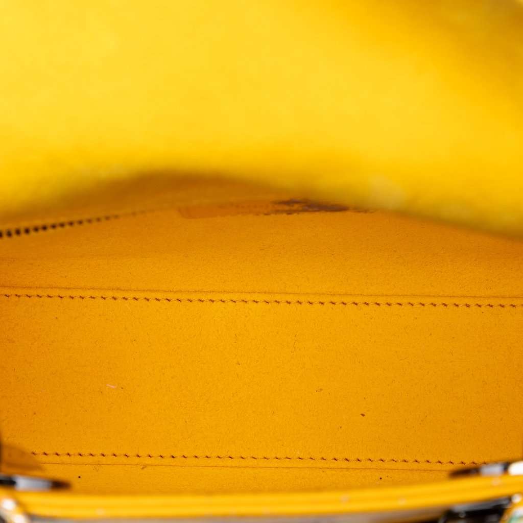 Dior Small Calfskin Pixel Zodiac Lady Dior Yellow Leather Very good - Model View