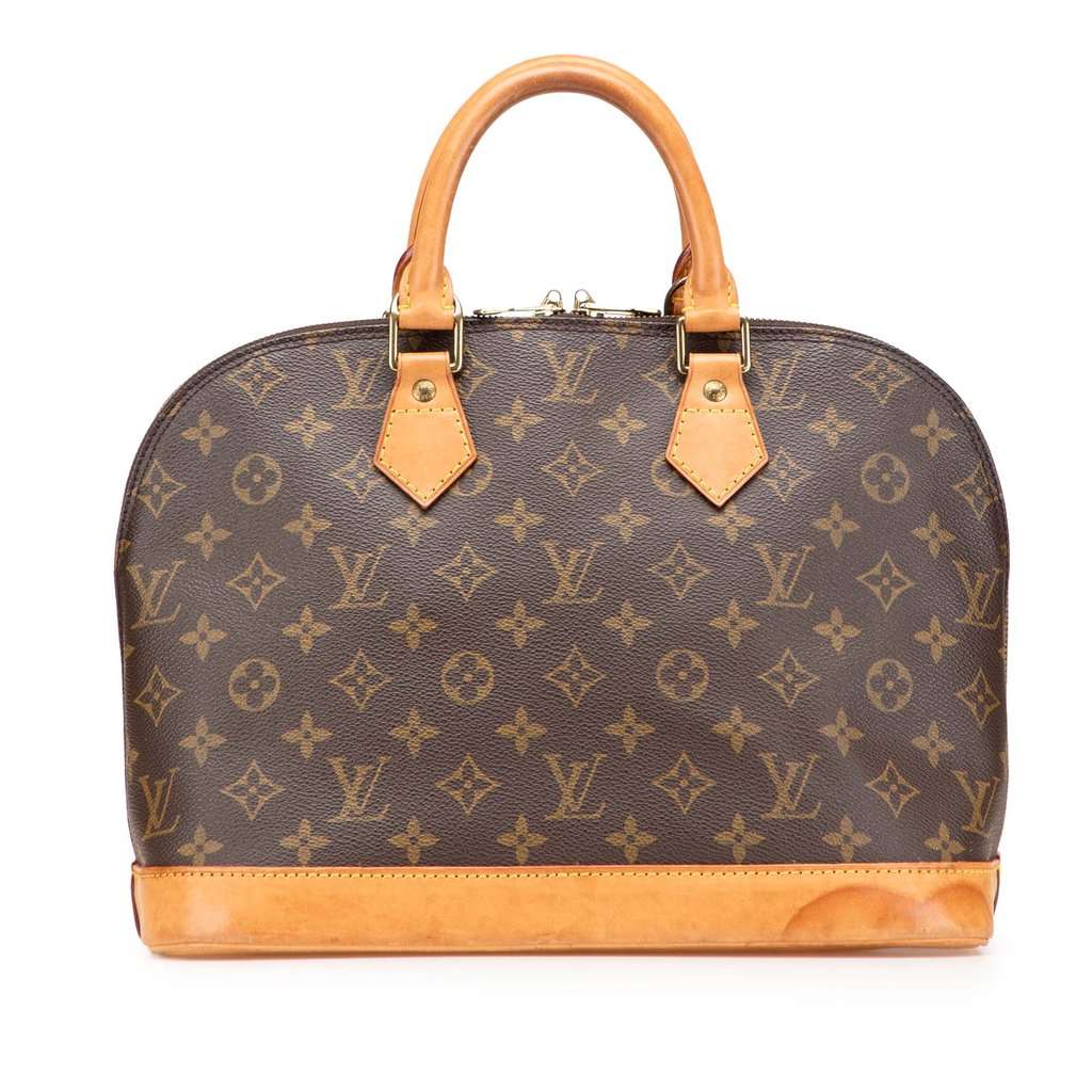 Louis Vuitton Monogram Alma PM Brown Good - Front View