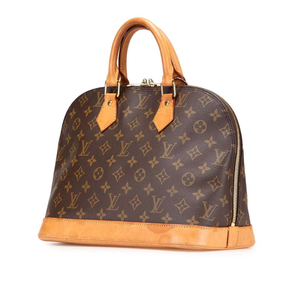 Louis Vuitton Monogram Alma PM Brown Good - Back View