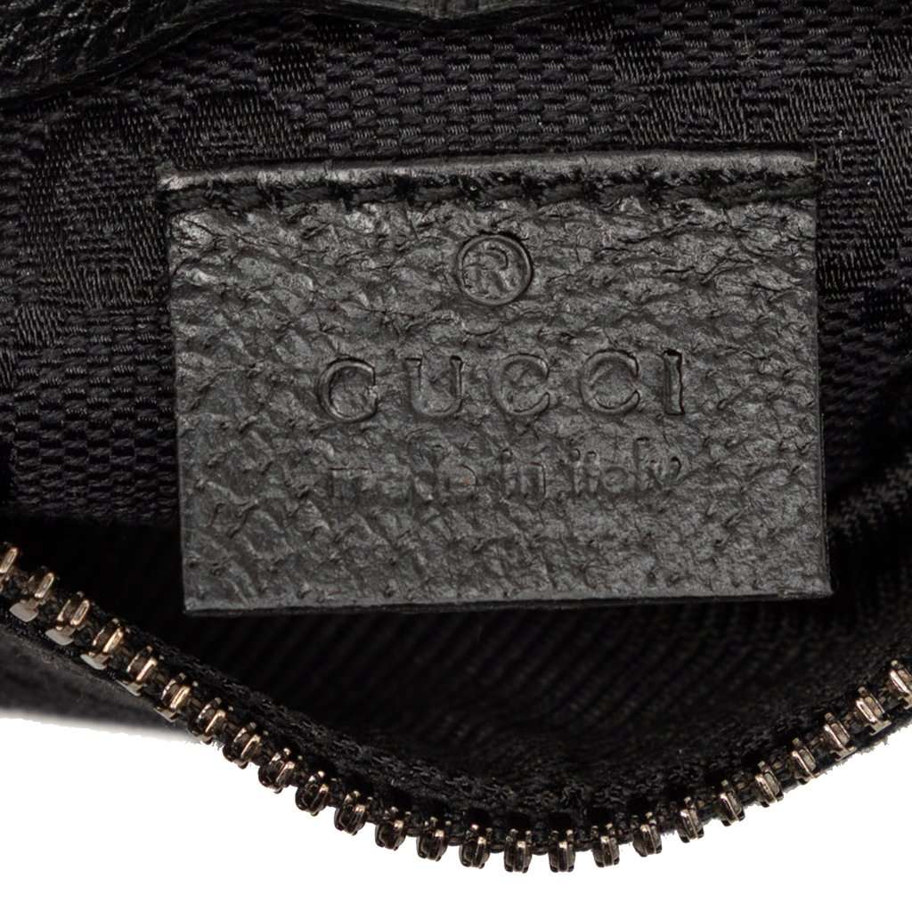 Gucci GG Canvas Double Pocket Belt Bag Black Very good - Box View