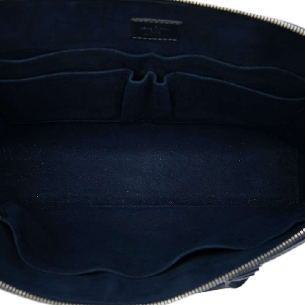 Louis Vuitton Epi Porte Documents Jour Blue Leather Very good condition - Model View