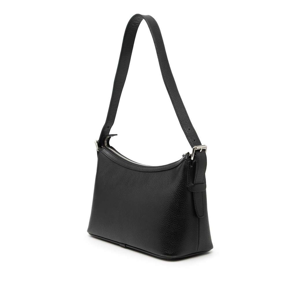 Burberry Leather Shoulder Bag Black Leather Very good condition - Back View