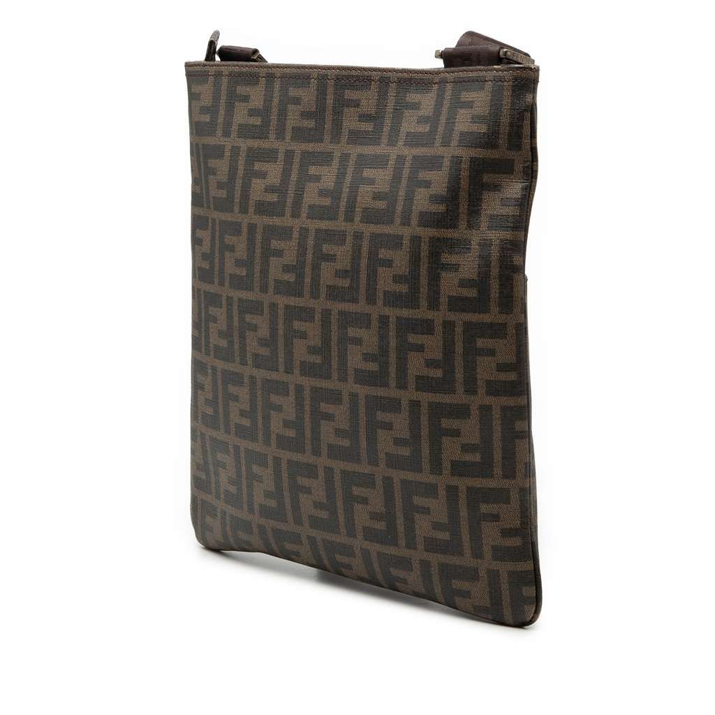 Fendi Zucca Spalmati Crossbody Brown Very good condition - Back View
