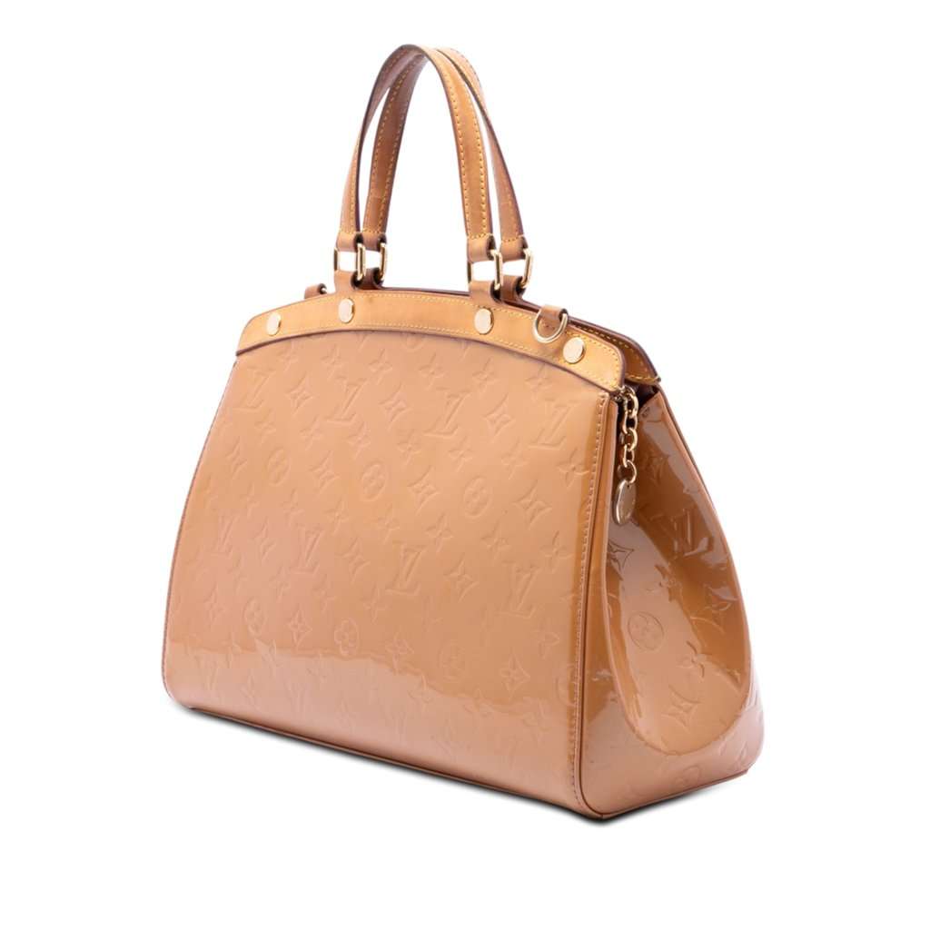 Louis Vuitton Monogram Vernis Brea MM Brown Leather Very good condition - Back View