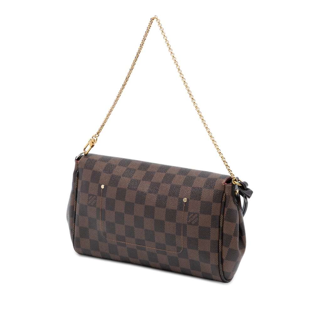 Louis Vuitton Damier Ebene Favorite MM Brown Good - Back View