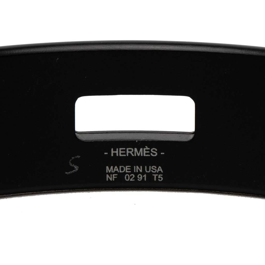 Hermès Aluminum So Black Kelly Bracelet T5 Black Metal Very good condition - Model View