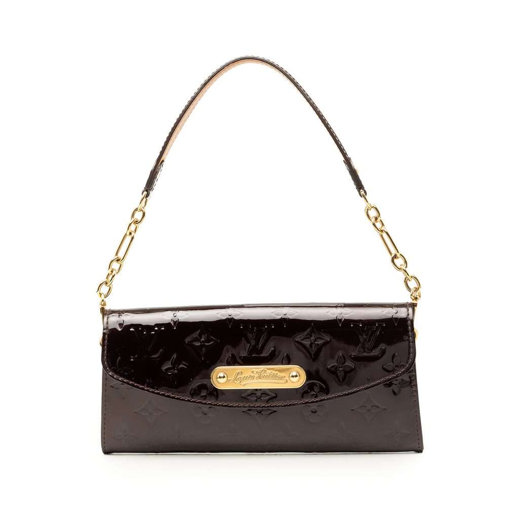 Louis Vuitton Monogram Vernis Sunset Boulevard Purple Leather Very good - Front View