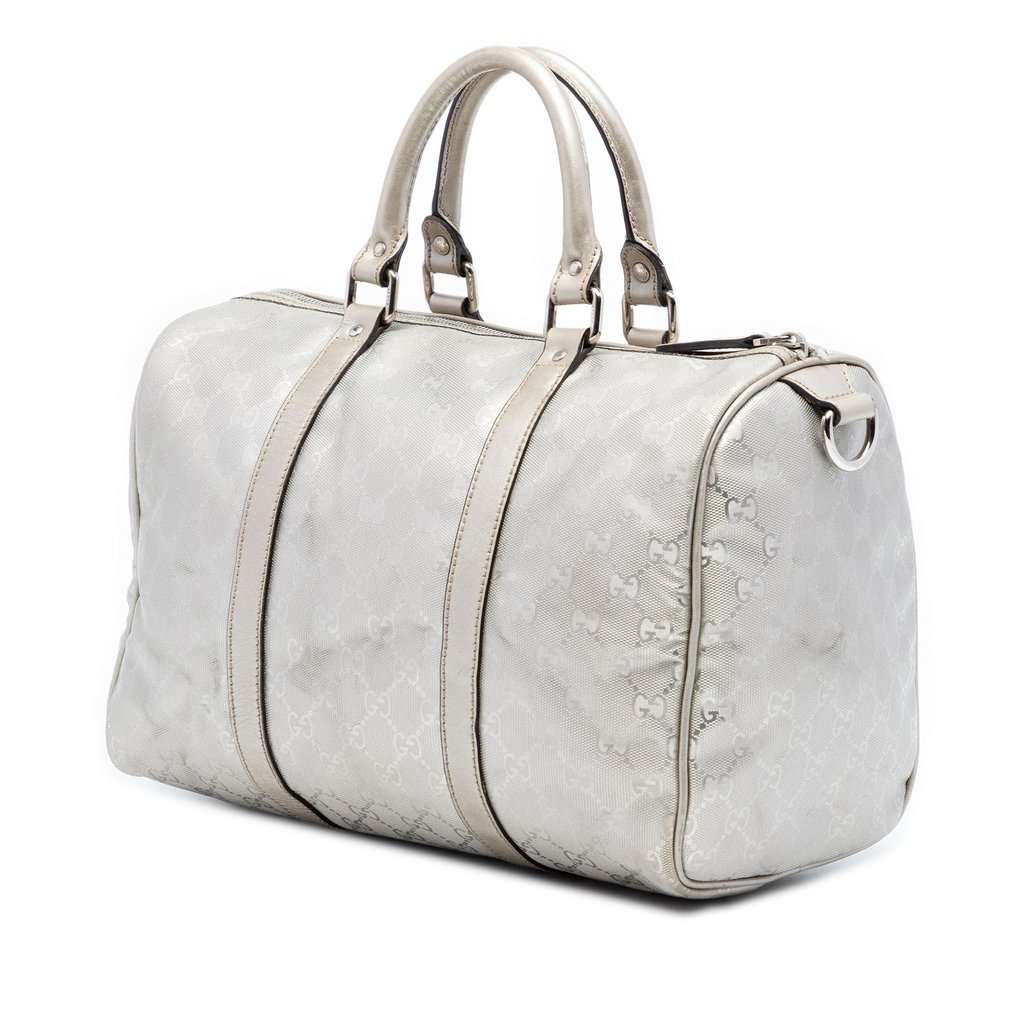 Gucci Medium GG Imprime Joy Boston Bag Gold Very good condition - Back View