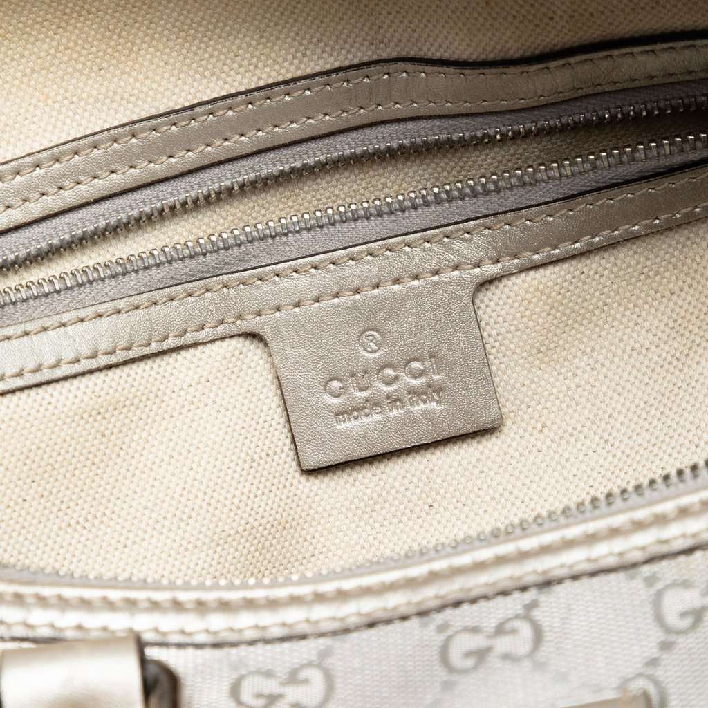 Gucci Medium GG Imprime Joy Boston Bag Gold Very good condition - Box View