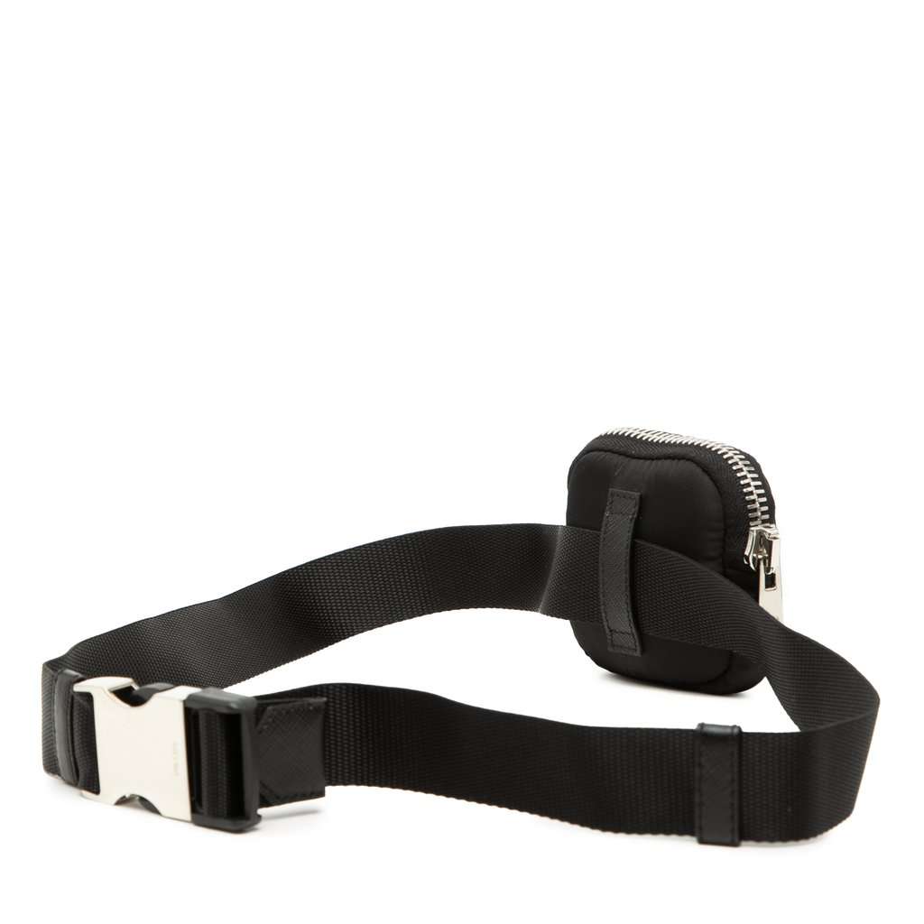 Prada Tessuto Belt Bag Black Very good condition - Back View