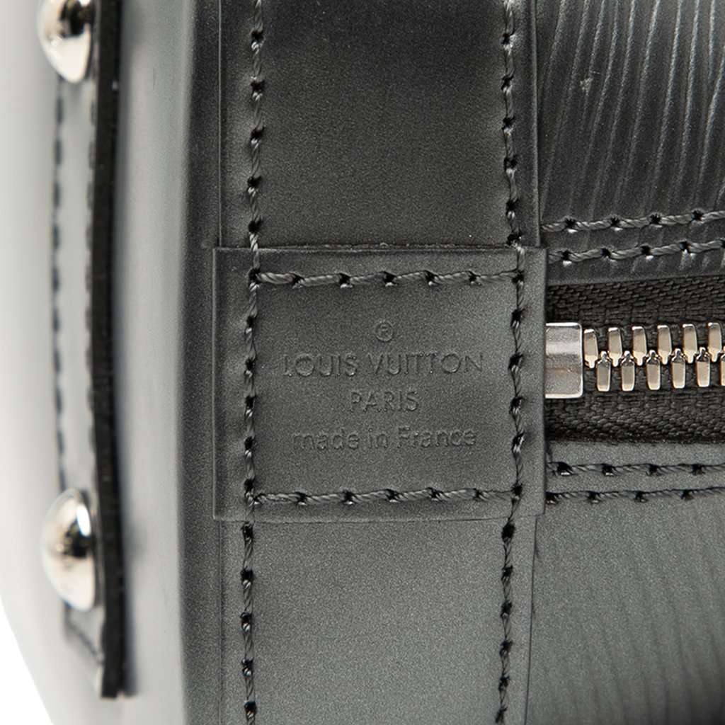 Louis Vuitton Epi Alma BB Black Leather Very good condition - Box View