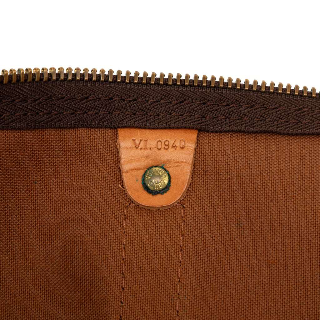 Louis Vuitton Monogram Keepall Bandouliere 55 Brown Good condition - Box View