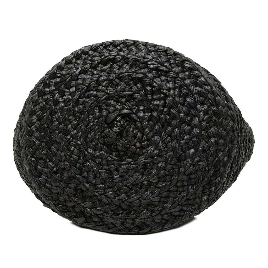 Saint Laurent Small Raffia Panier Tote Black Very good condition - Inside View
